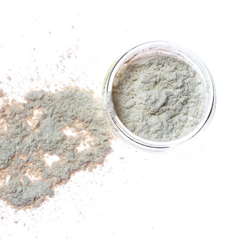 Slice of the Moon | Iridescent Green Natural Mineral Mica Powder, 0.42oz (12g) | for Personal or Professional Use - Cosmetics, Epoxy Resin Projects, Nail Polish, Soaps, Bath Bombs, and Art Projects - Image 3
